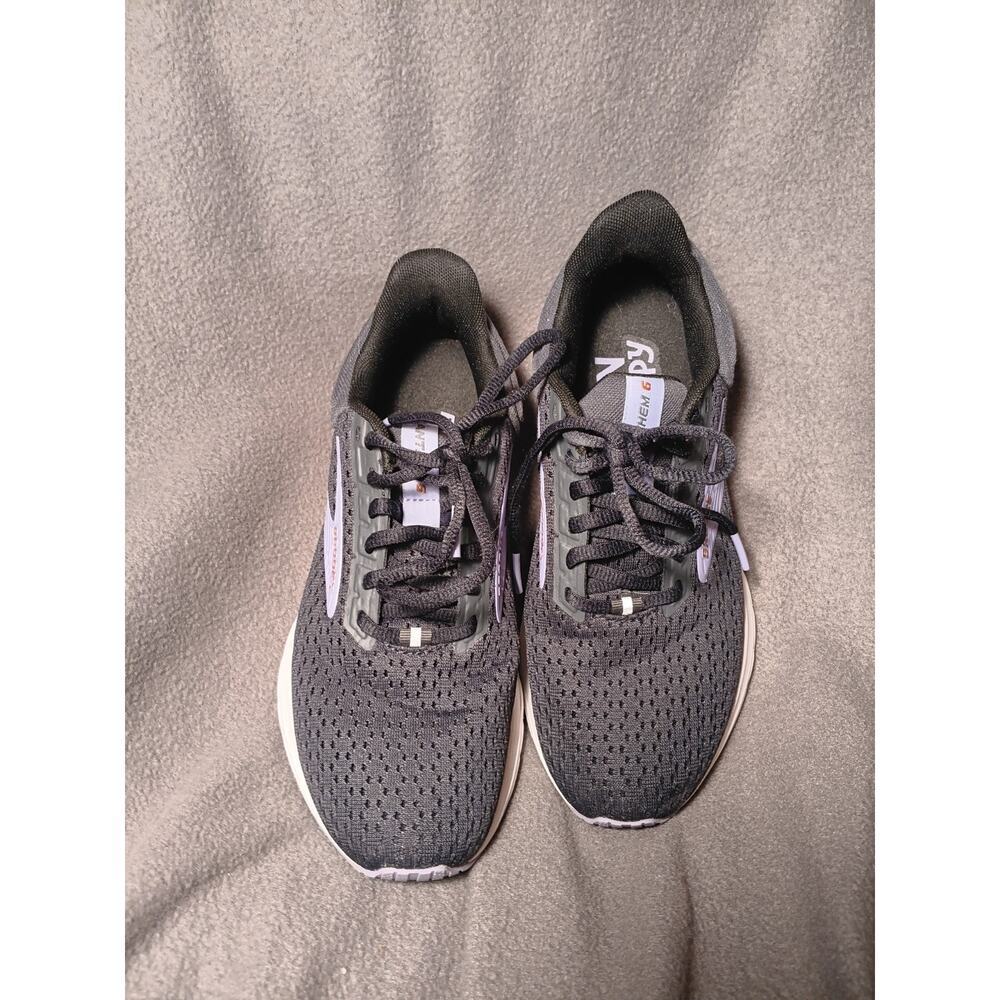 Brooks Anthem 6 Women’s 6.5 Black Lavender Running Shoes Athletic Sneakers - Picture 3 of 8